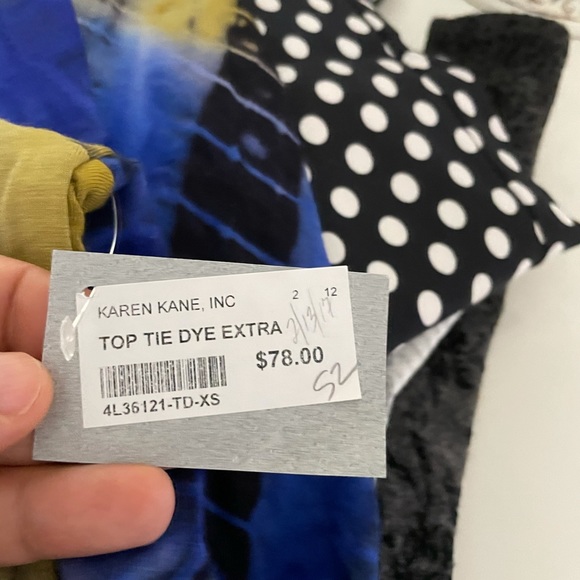 NWT - Karen Kane Tie Dye top - Picture 9 of 11